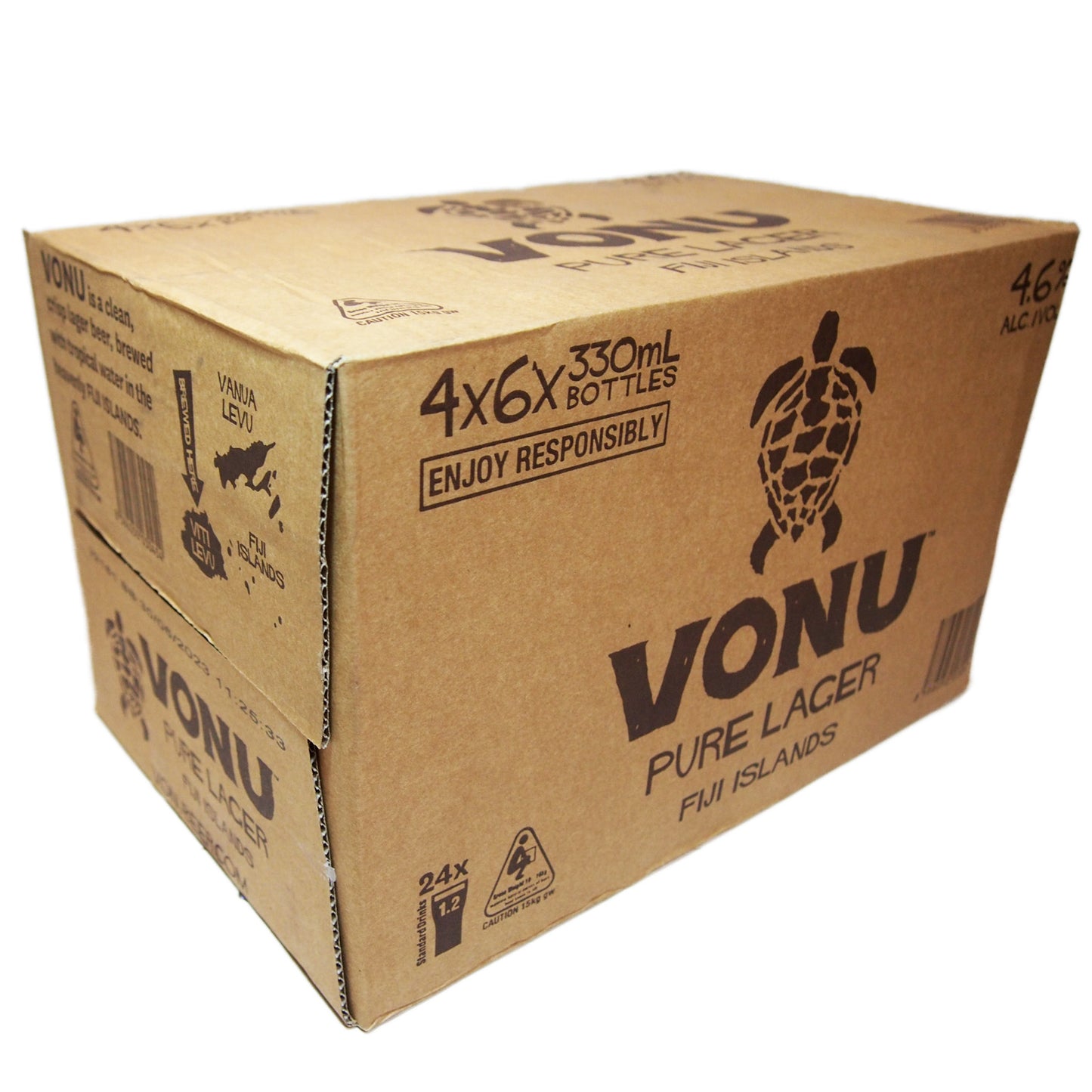 Vonu beer 24 bottles per case